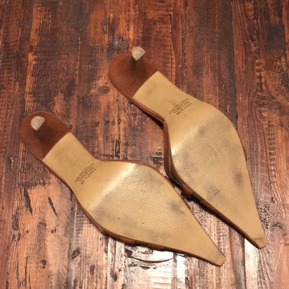 Carlos “Strut II”. Tan mule with a 3” heel. - Picture 3 of 3